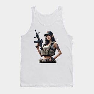 Tactical Girl Tank Top